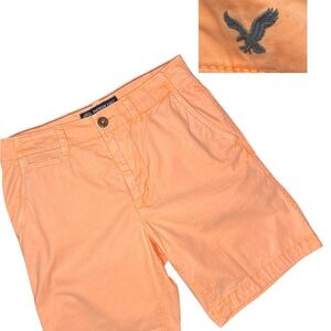 ~ American Eagle Prep Shorts Size 29 Coral Orange Shorts
